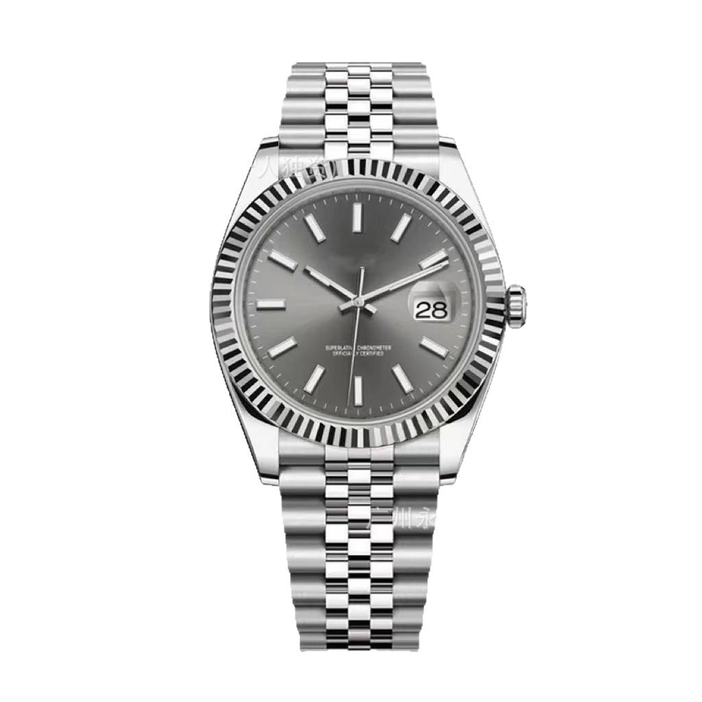 Factory Direct Sales Laojia Log Mechanical Watch Fully Automatic Mechanical Watch Luminous Nail Steel Belt Cross-Border Foreign Trade Dropshipping