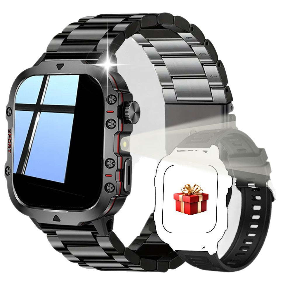 Temu Cross-Border Popular Sports Outdoor Smart Watch D8 Two-In-One Tws Bluetooth Call Heart Rate Exercise Sleep