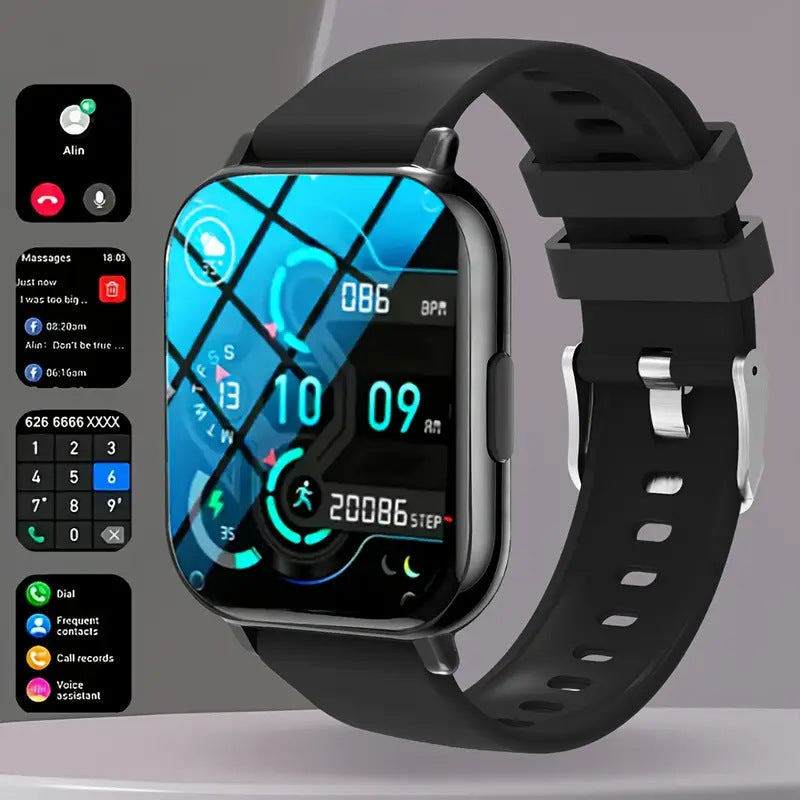 Temu Cross-Border Popular Sports Outdoor Smart Watch D8 Two-In-One Tws Bluetooth Call Heart Rate Exercise Sleep