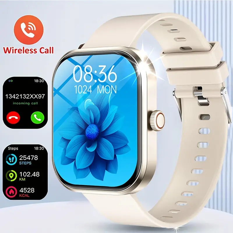 Temu Cross-Border Popular Sports Outdoor Smart Watch D8 Two-In-One Tws Bluetooth Call Heart Rate Exercise Sleep