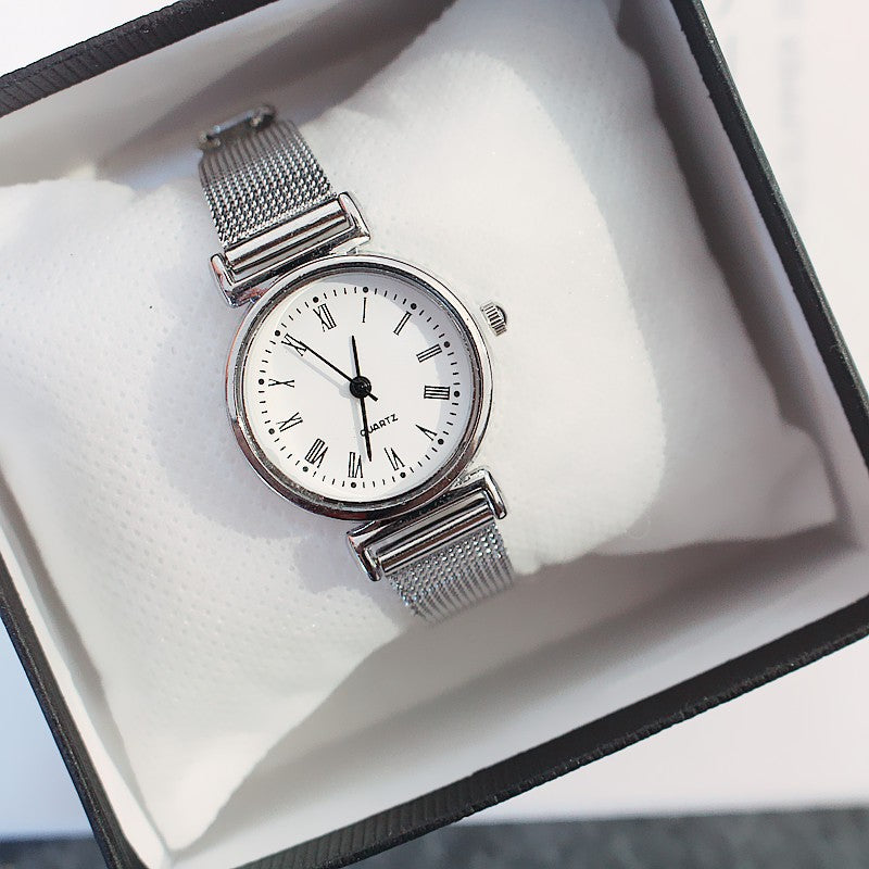 Watch Women's Ins High-value Student Small Dial Women's Simple Fashion Pointer Women's Watch for Junior High School Students