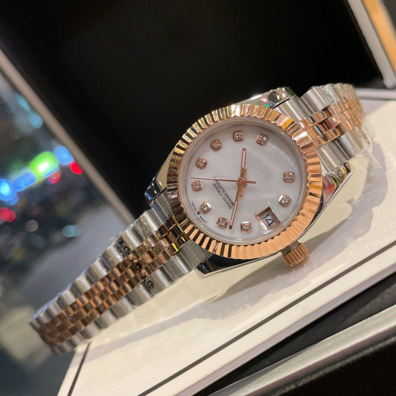 Weishang Daifa Laojia Oyster Constant Log 31MM Fully Automatic Mechanical Women's Watch Log Series Olive Green Watch