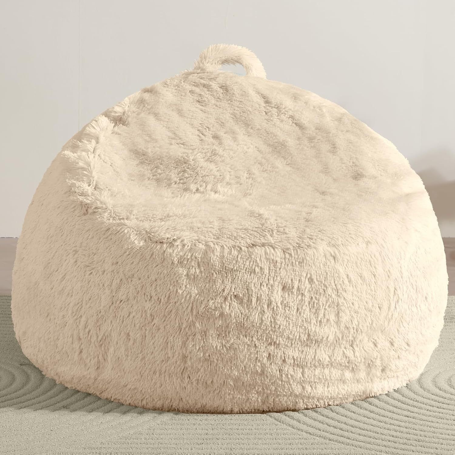 Lazy Sofa Bean Bag Faux Fur Bean Bag Sofa Cover Children's Toy Storage Cover Cross-Border Source Manufacturer