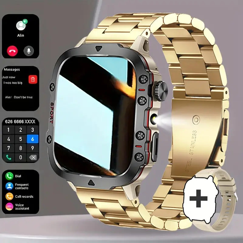 Temu Cross-Border Popular Sports Outdoor Smart Watch D8 Two-In-One Tws Bluetooth Call Heart Rate Exercise Sleep