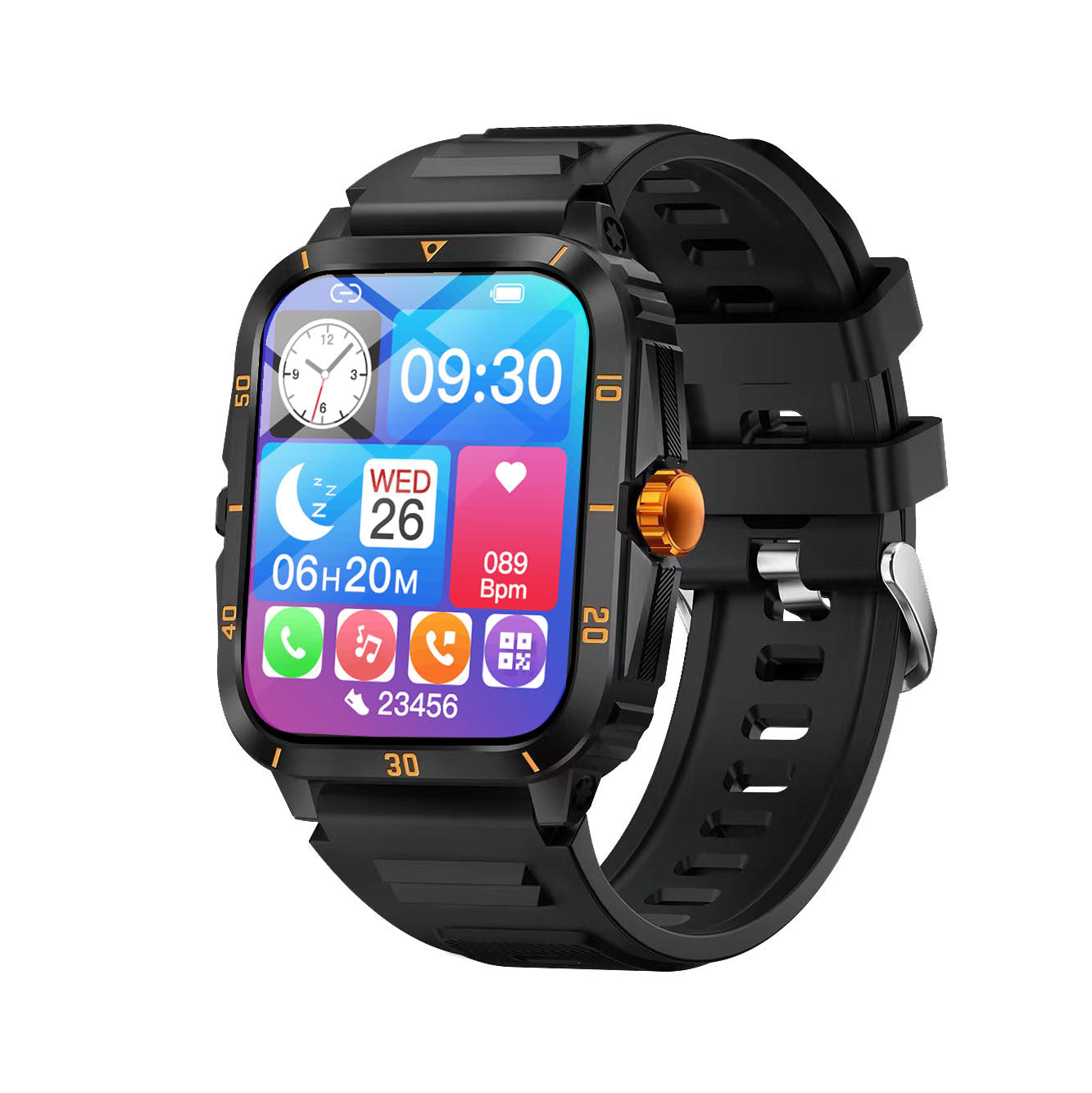 Temu Cross-Border Popular Sports Outdoor Smart Watch D8 Two-In-One Tws Bluetooth Call Heart Rate Exercise Sleep