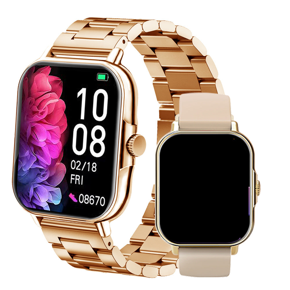 Temu Cross-Border Popular Sports Outdoor Smart Watch D8 Two-In-One Tws Bluetooth Call Heart Rate Exercise Sleep