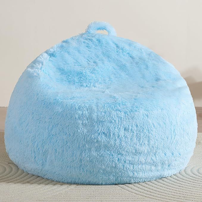 Lazy Sofa Bean Bag Faux Fur Bean Bag Sofa Cover Children's Toy Storage Cover Cross-Border Source Manufacturer