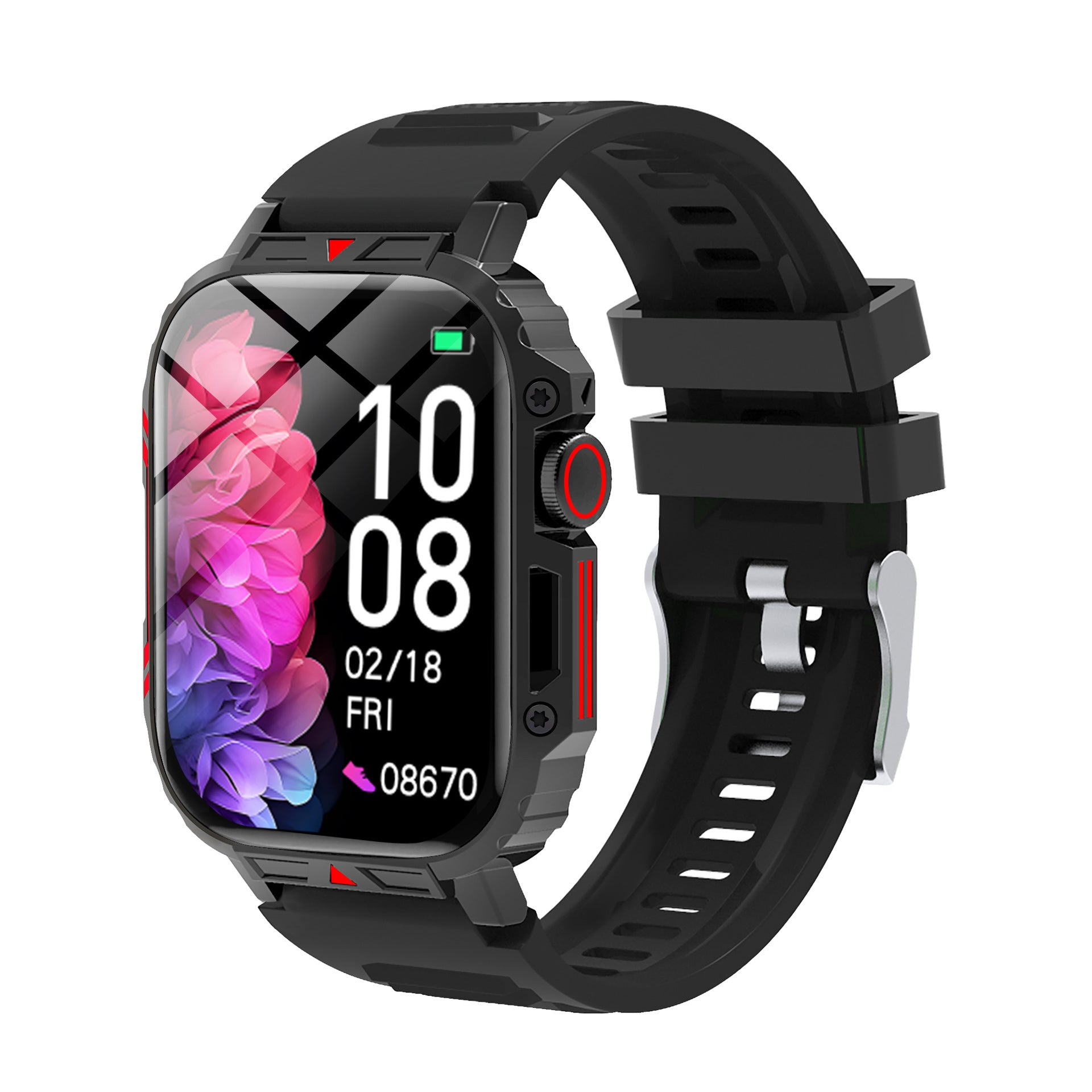 Temu Cross-Border Popular Sports Outdoor Smart Watch D8 Two-In-One Tws Bluetooth Call Heart Rate Exercise Sleep