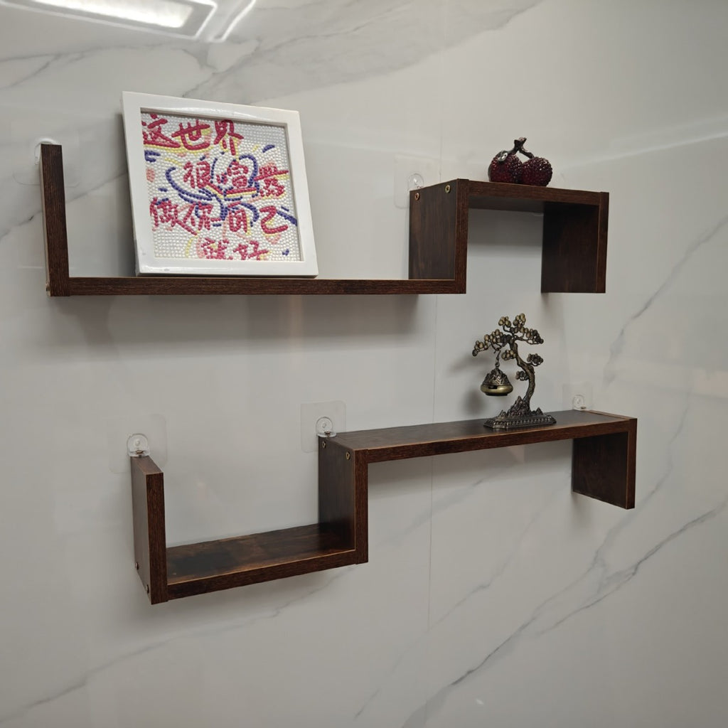 Living Room Wall Decoration Wall Shelf Bedroom Bedside Wall-mounted Simple Free Combination Personalized Creative Grids