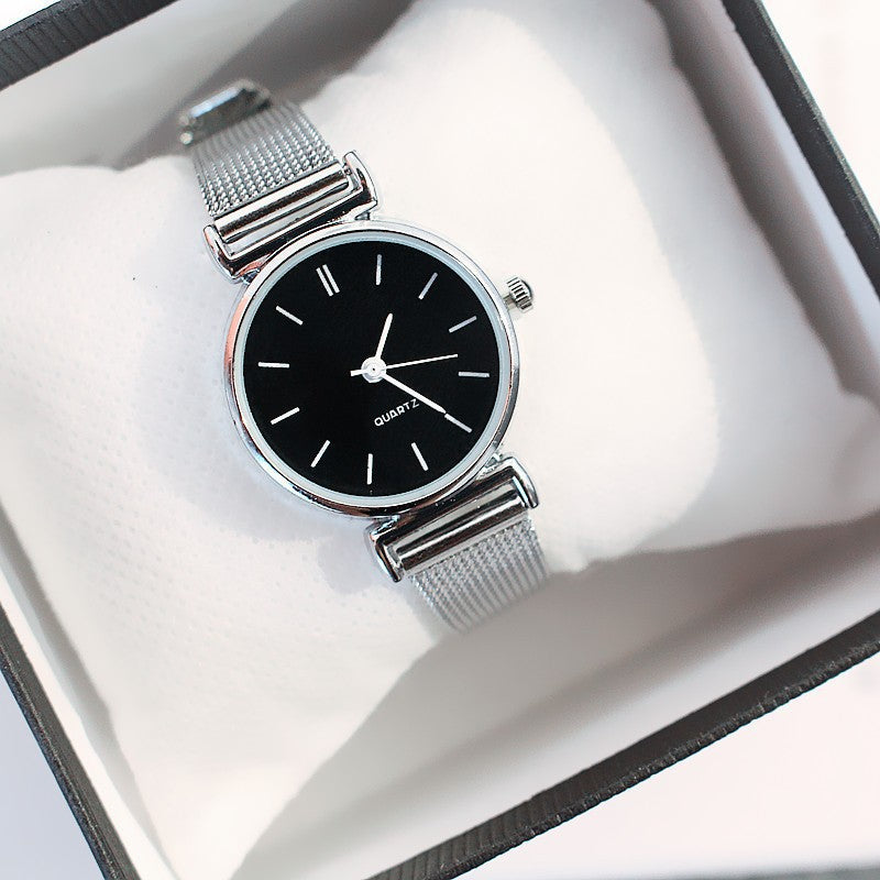 Watch Women's Ins High-value Student Small Dial Women's Simple Fashion Pointer Women's Watch for Junior High School Students