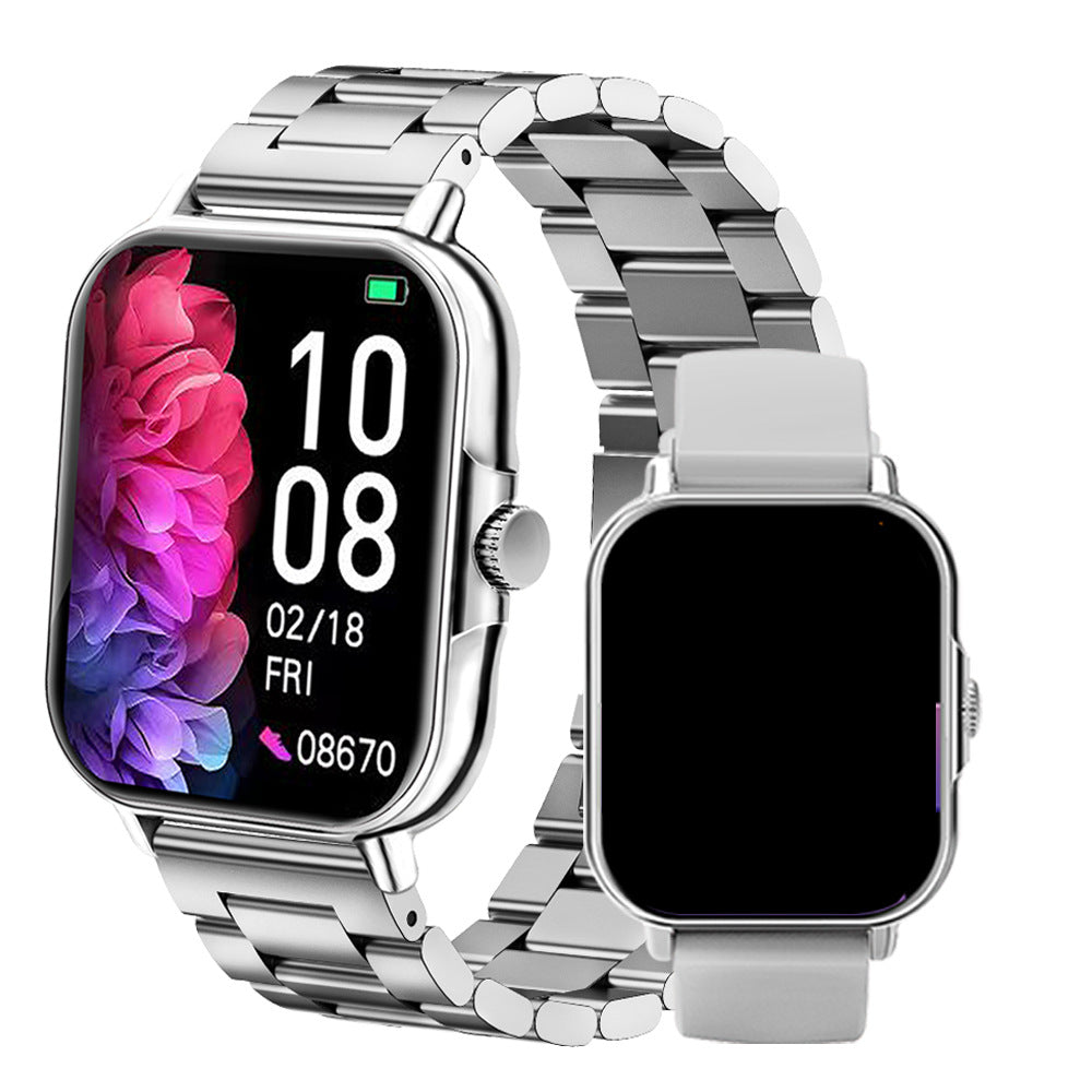 Temu Cross-Border Popular Sports Outdoor Smart Watch D8 Two-In-One Tws Bluetooth Call Heart Rate Exercise Sleep