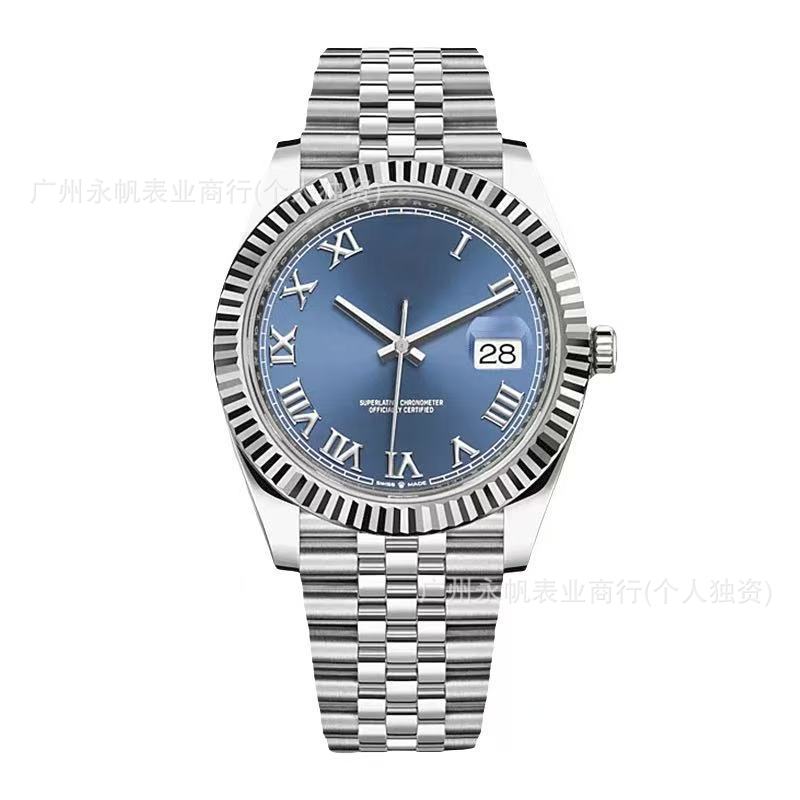 Factory Direct Sales Laojia Log Mechanical Watch Fully Automatic Mechanical Watch Luminous Nail Steel Belt Cross-Border Foreign Trade Dropshipping