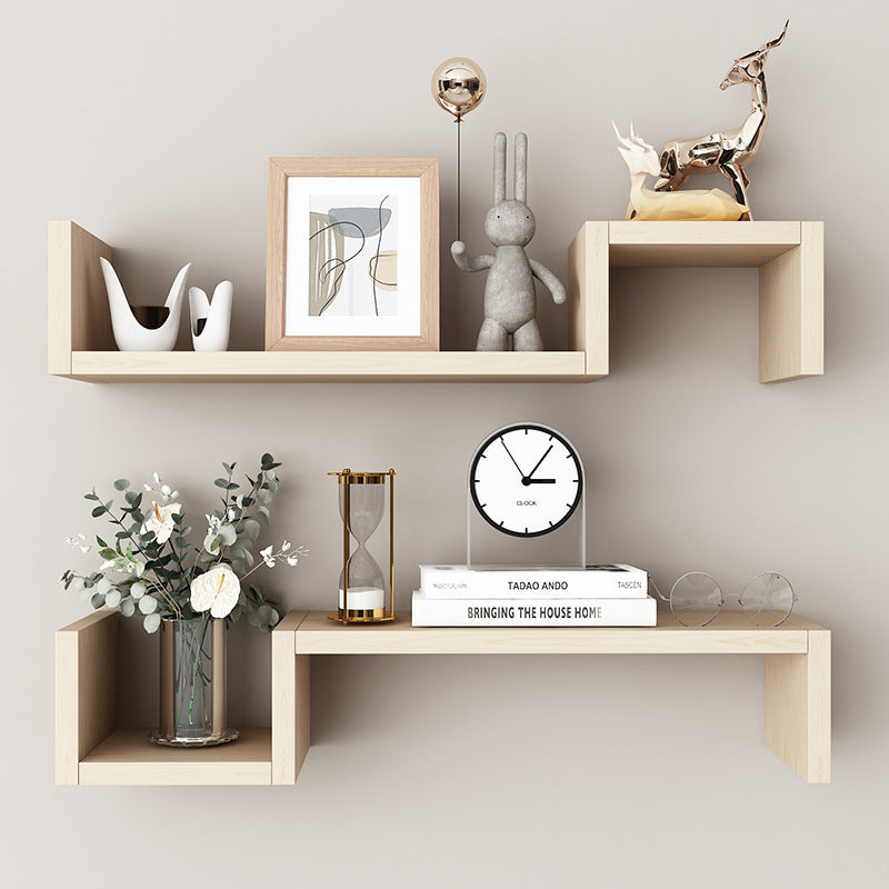 Living Room Wall Decoration Wall Shelf Bedroom Bedside Wall-mounted Simple Free Combination Personalized Creative Grids