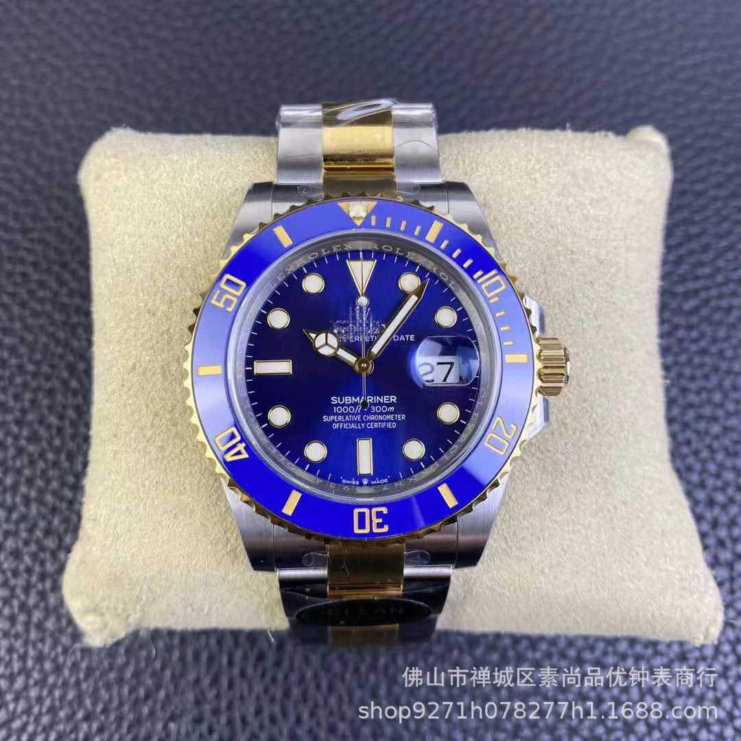 Foreign trade black water ghost watch men's watch automatic mechanical watch green water ghost watch men's fine steel band leisure waterproof wrist watch
