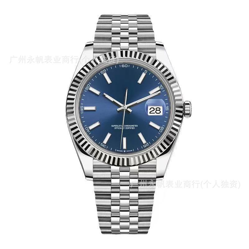 Factory Direct Sales Laojia Log Mechanical Watch Fully Automatic Mechanical Watch Luminous Nail Steel Belt Cross-Border Foreign Trade Dropshipping