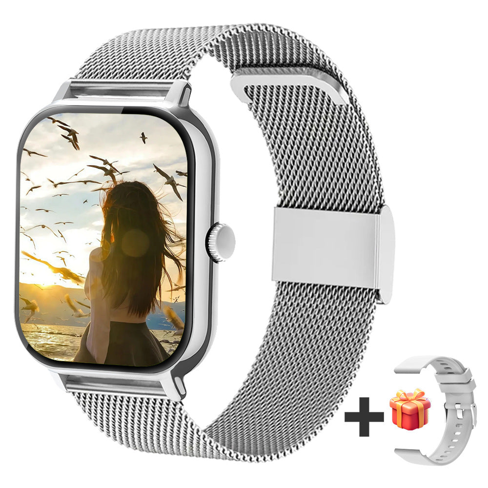 Temu Cross-Border Popular Sports Outdoor Smart Watch D8 Two-In-One Tws Bluetooth Call Heart Rate Exercise Sleep