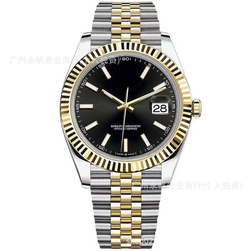 Factory Direct Sales Laojia Log Mechanical Watch Fully Automatic Mechanical Watch Luminous Nail Steel Belt Cross-Border Foreign Trade Dropshipping