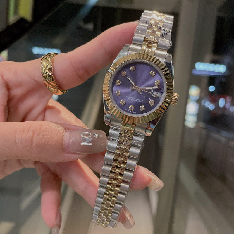 Weishang Daifa Laojia Oyster Constant Log 31MM Fully Automatic Mechanical Women's Watch Log Series Olive Green Watch