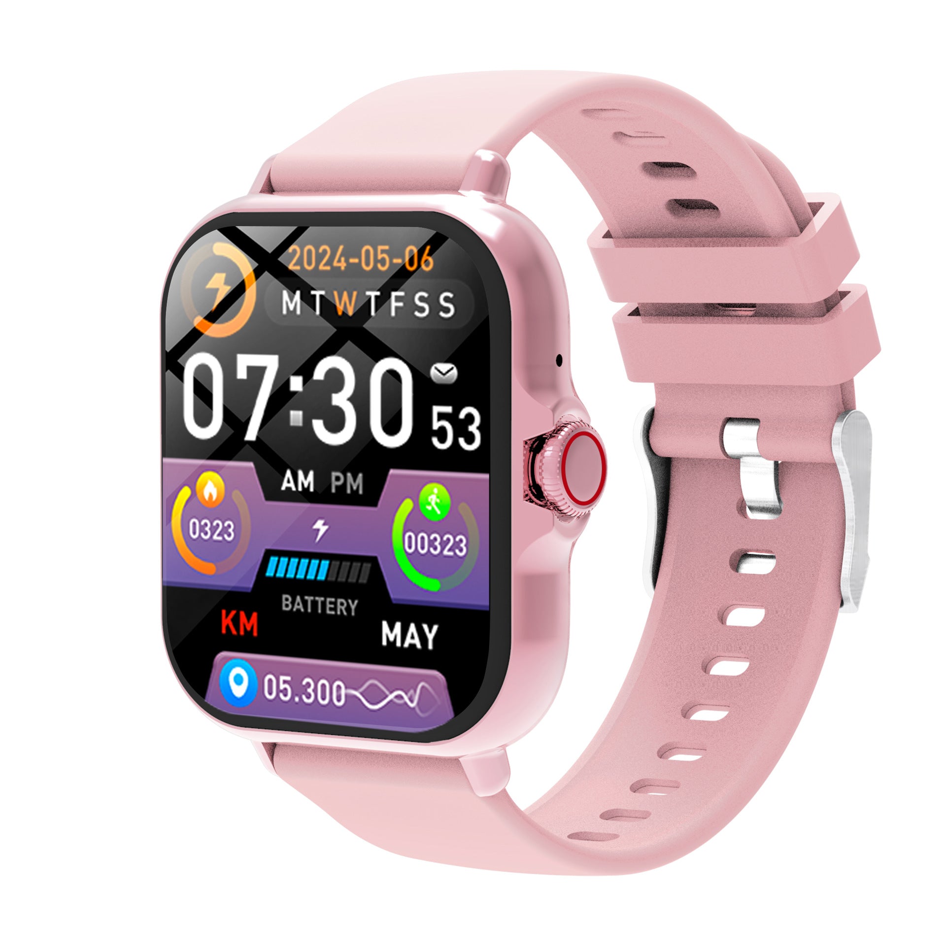 Temu Cross-Border Popular Sports Outdoor Smart Watch D8 Two-In-One Tws Bluetooth Call Heart Rate Exercise Sleep