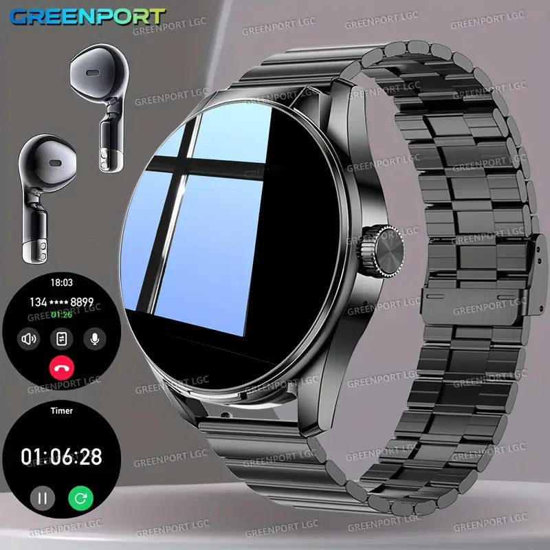 Temu Cross-Border Popular Sports Outdoor Smart Watch D8 Two-In-One Tws Bluetooth Call Heart Rate Exercise Sleep