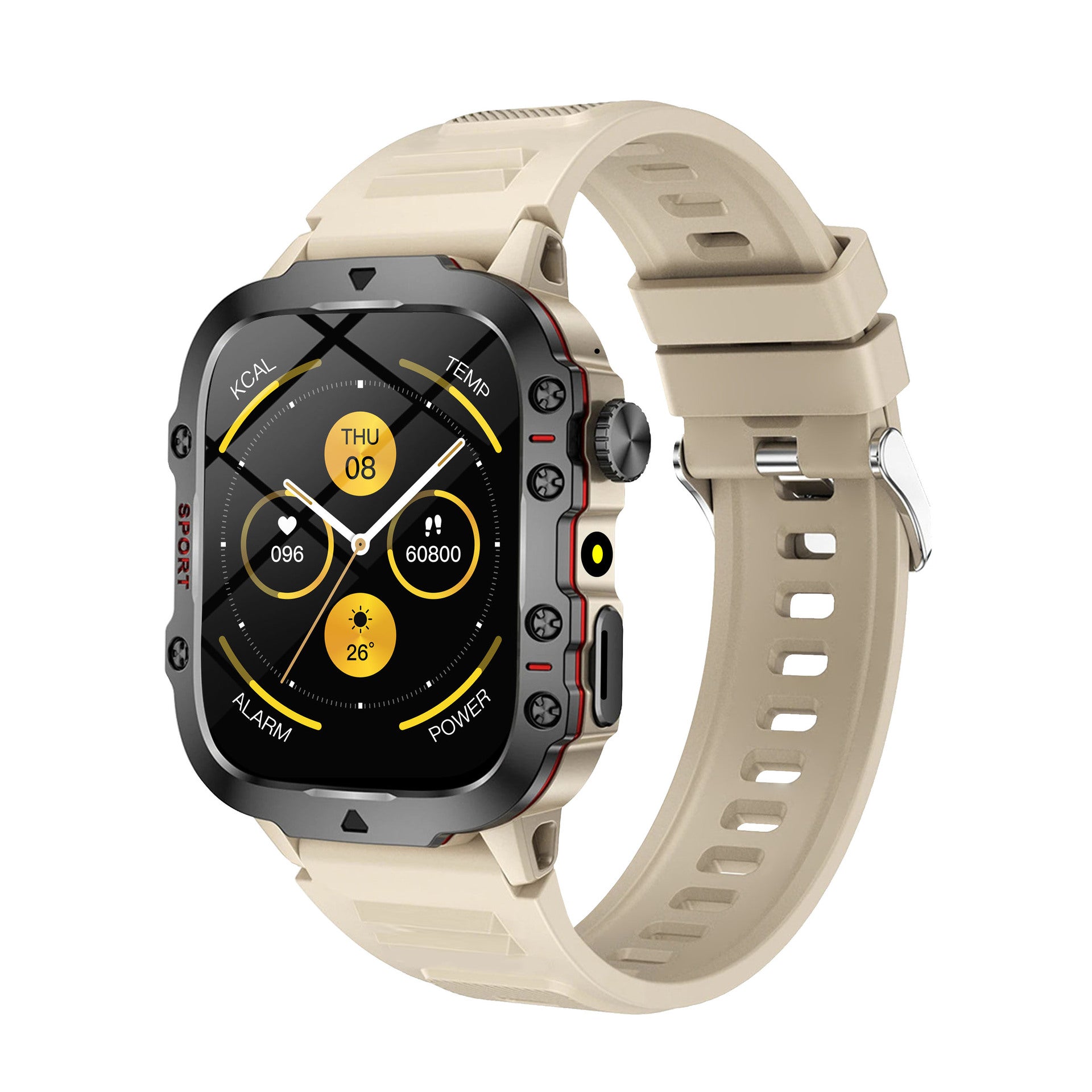Temu Cross-Border Popular Sports Outdoor Smart Watch D8 Two-In-One Tws Bluetooth Call Heart Rate Exercise Sleep
