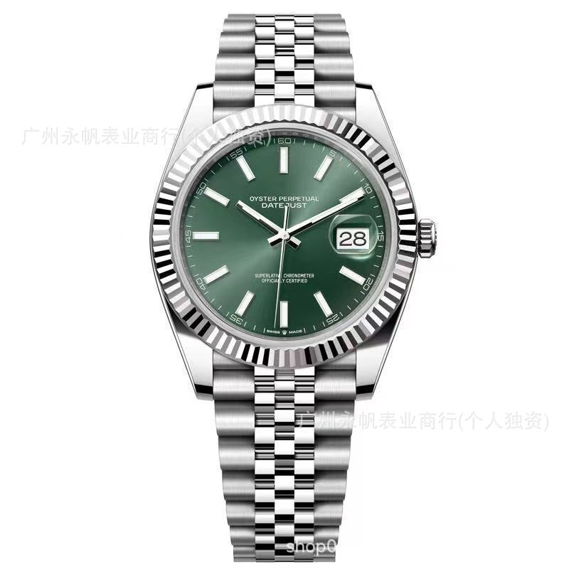 Factory Direct Sales Laojia Log Mechanical Watch Fully Automatic Mechanical Watch Luminous Nail Steel Belt Cross-Border Foreign Trade Dropshipping
