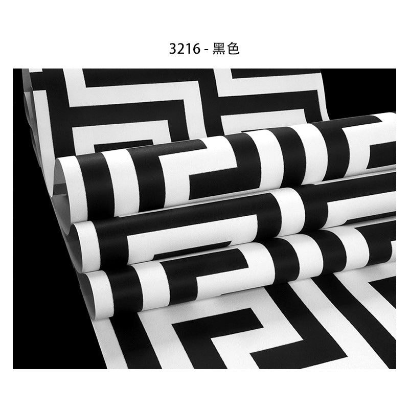 Chinoiserie Wallpaper Classical Chinoiserie Zen Living Room Modern Simple New Chinoiserie Black and White Pattern Silver Gray Wallpaper