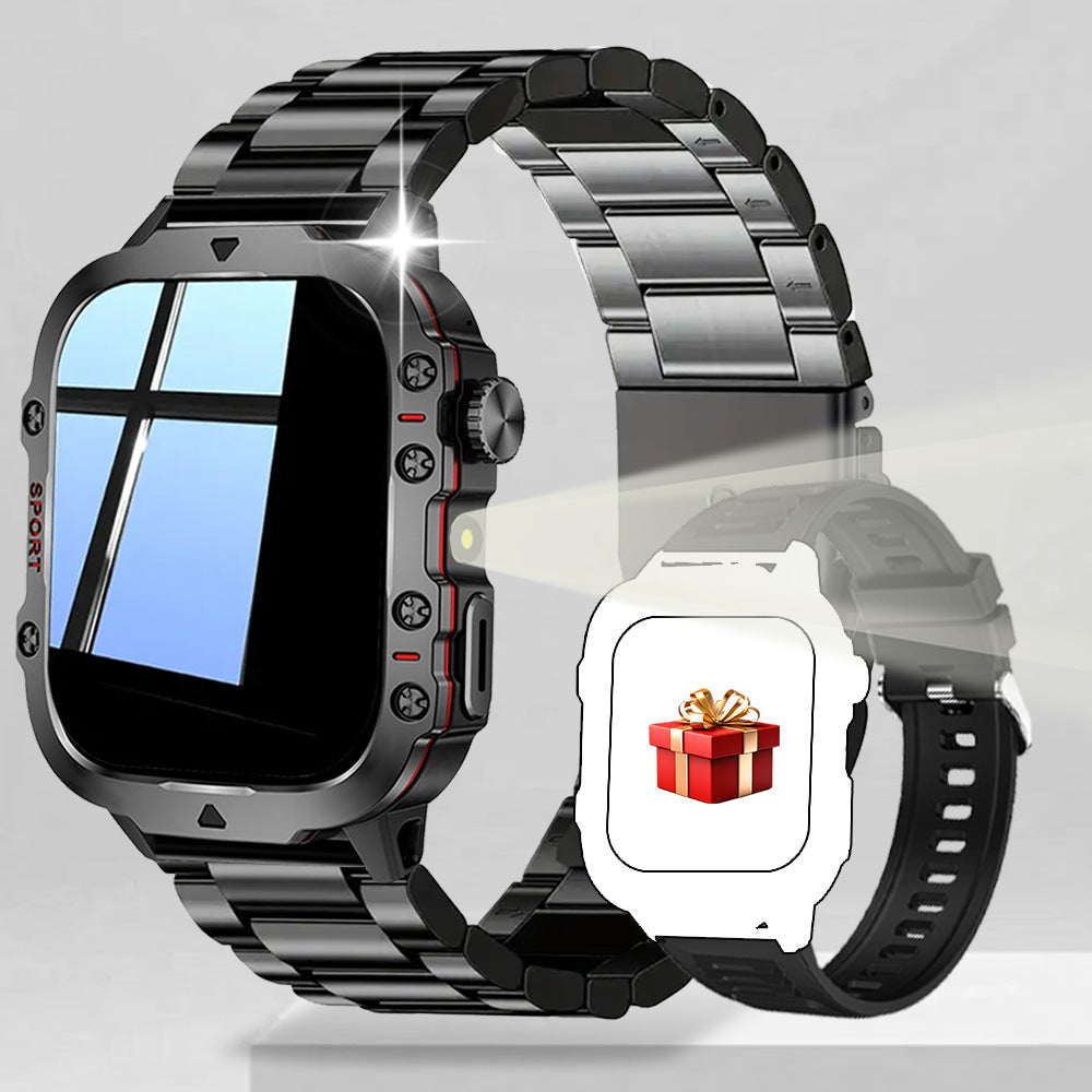 Temu Cross-Border Popular Sports Outdoor Smart Watch D8 Two-In-One Tws Bluetooth Call Heart Rate Exercise Sleep